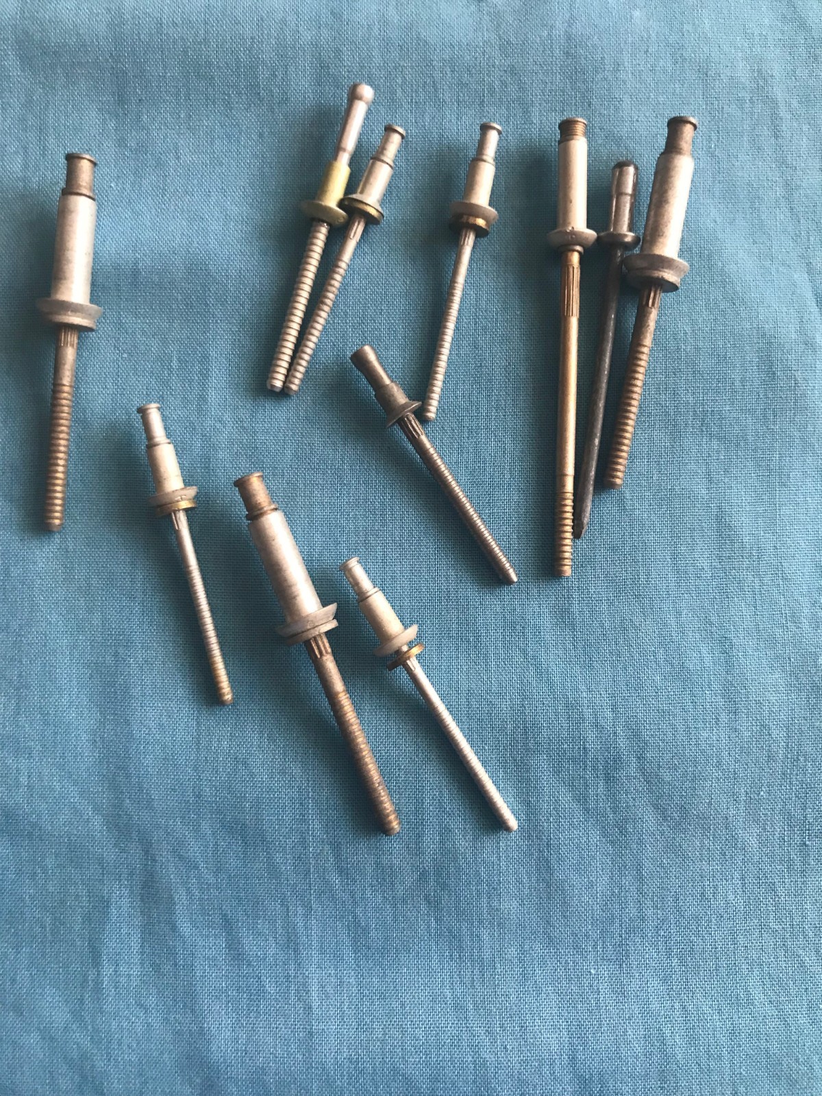 8 Ounces (Over 90 Total) of New Hollow Pop and Cherry Aluminum Rivets