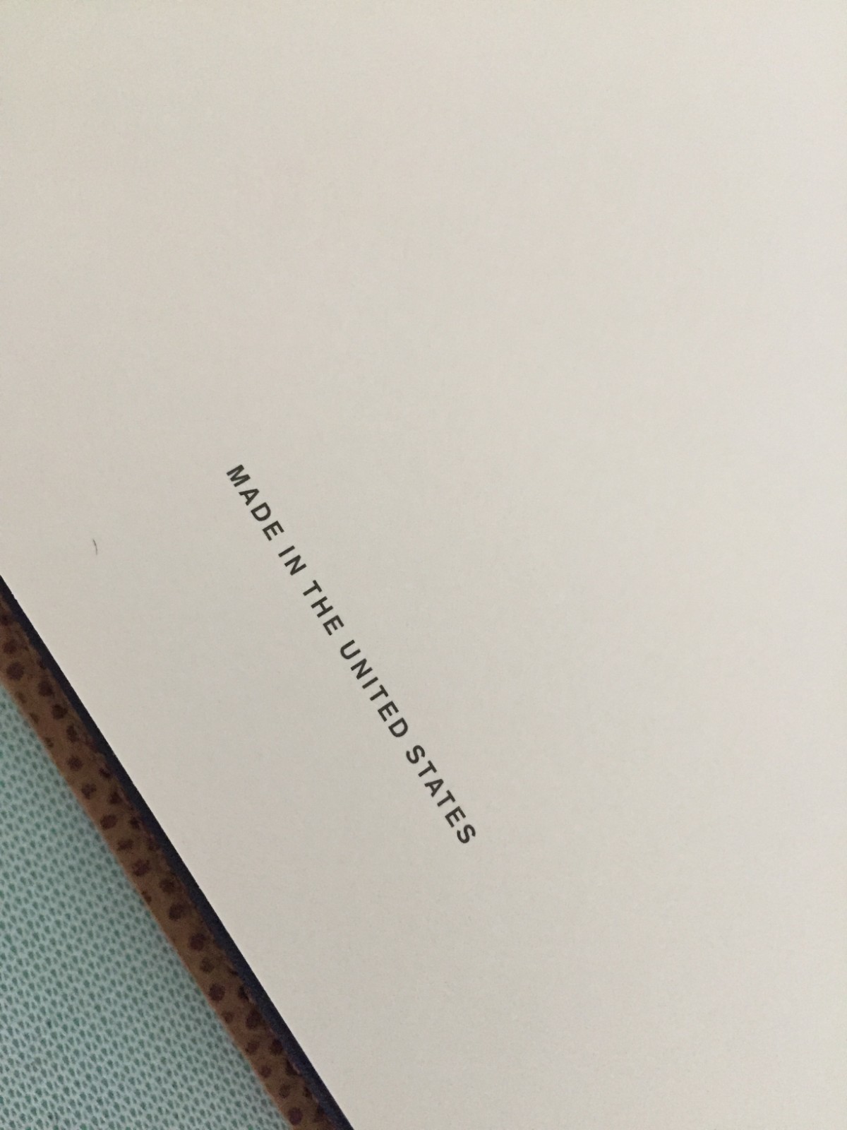 Magna Shinola Detroit Lined Blank Pages Leather Journal Portofilio + Gift Box