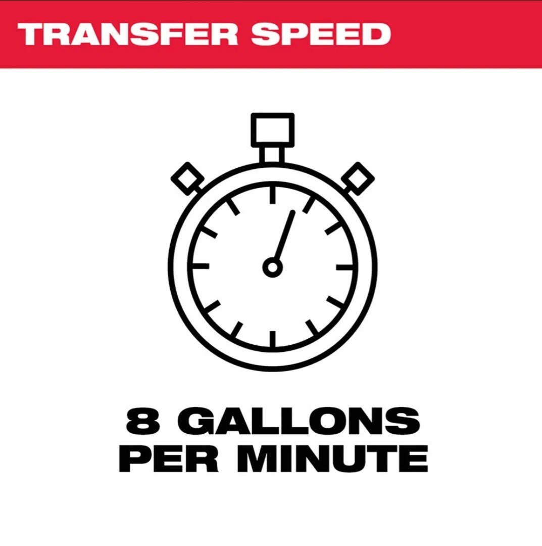 Milwaukee 2771-20 M18 18V Cordless Li-Ion Water Transfer Pump – Bare Tool