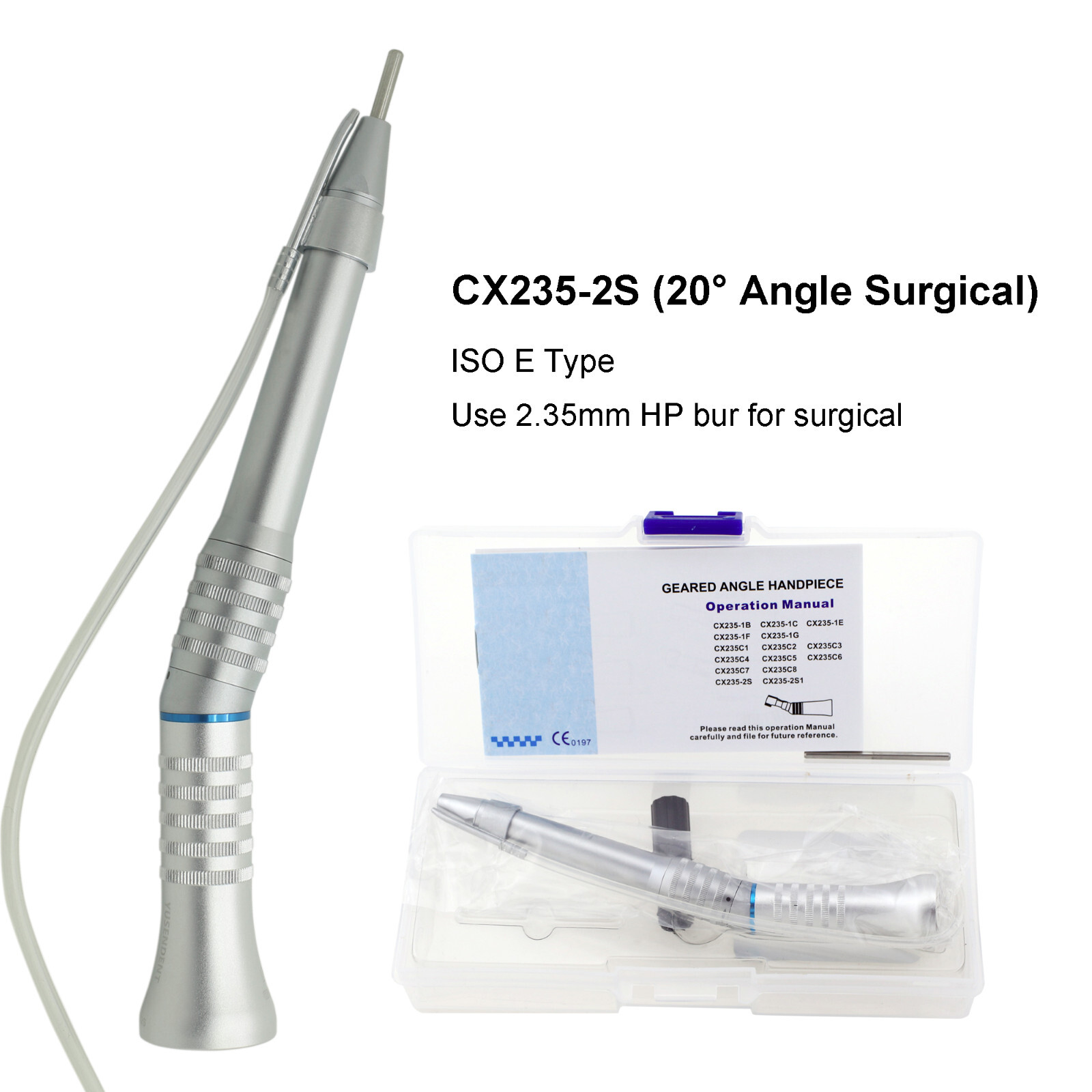 COXO Dental Implant Handpiece 1:1 1:2 20° Angle Surgical Straight Attachment NSK