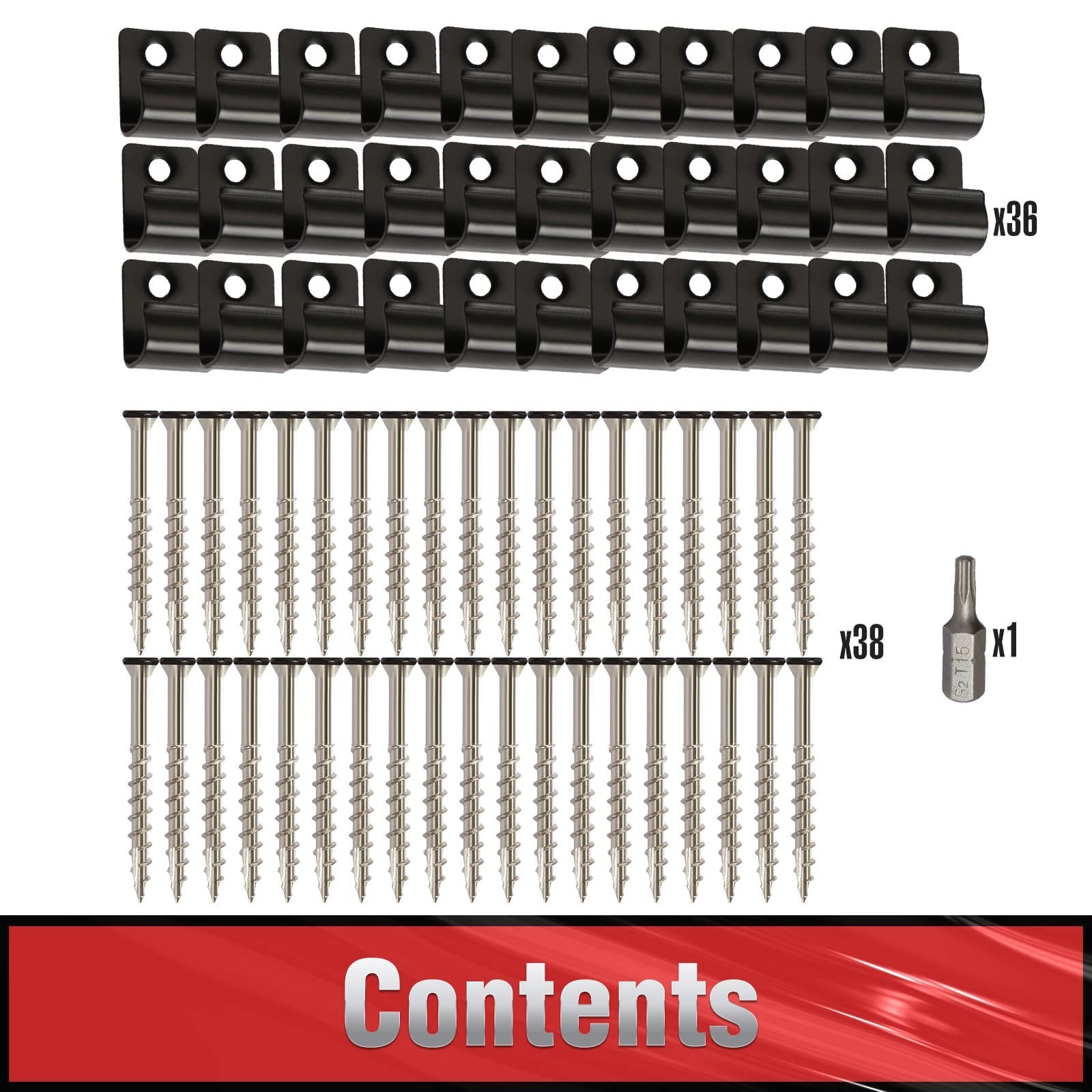 Start Clips, Hidden Deck Starter Clips for Composite Decking, Hidden Fastener…