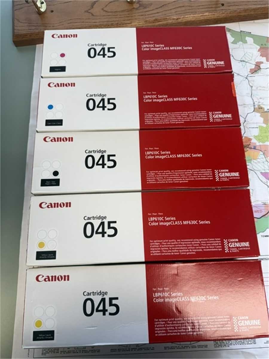 Genuine Canon 045H (BK/C/M/Y) 4 Color Toner Set LBP612/MF632/634 | New Sealed