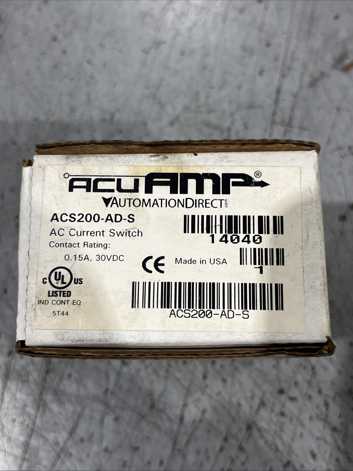 🔥ACUAMP AutomationDirect ACS200-AD-S AC Current Switch, New Free Shipping🇺🇸