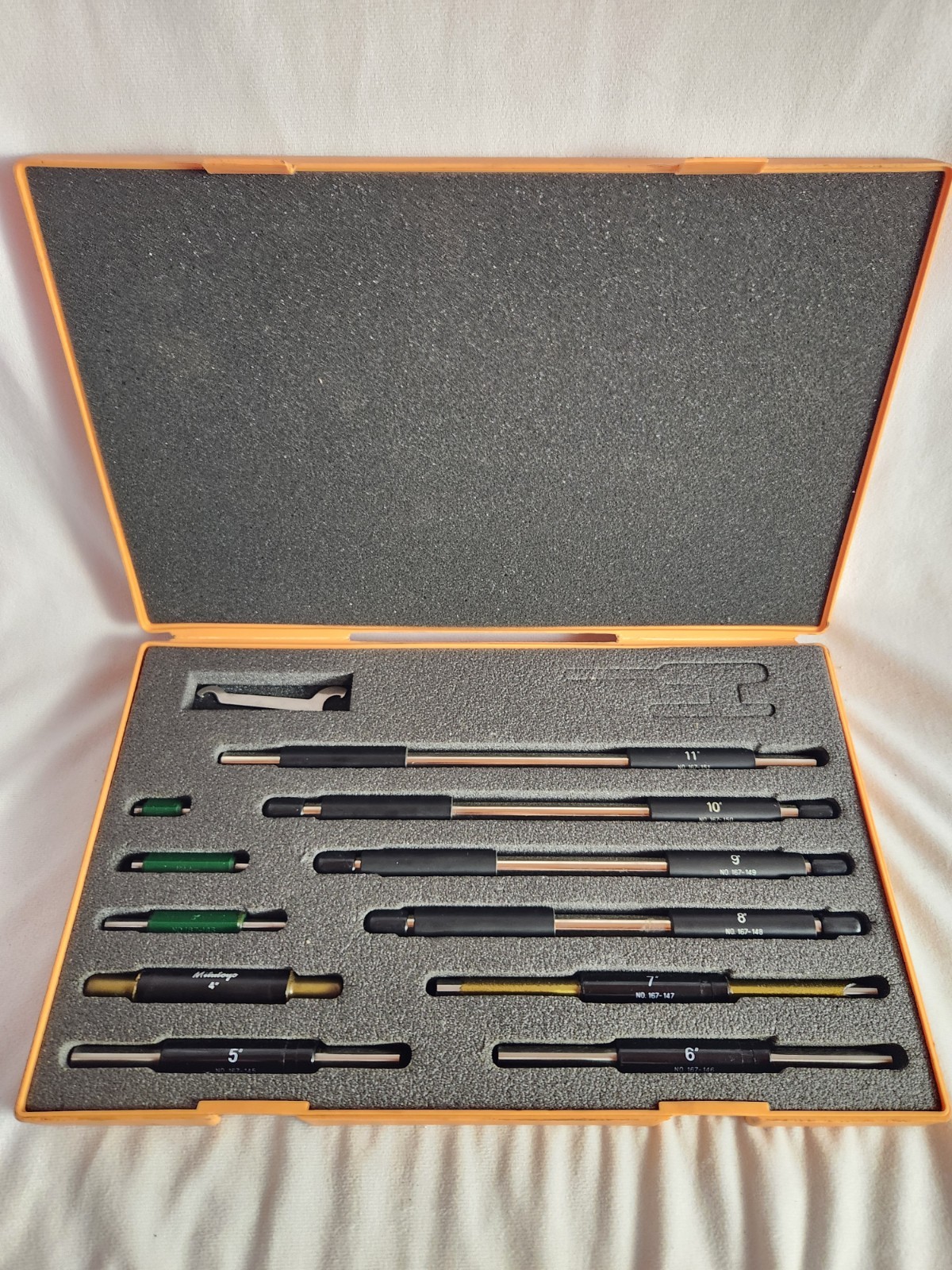 MITUTOYO 167 SERIES 1″-11″ MICROMETER Setting STANDARDS Rods