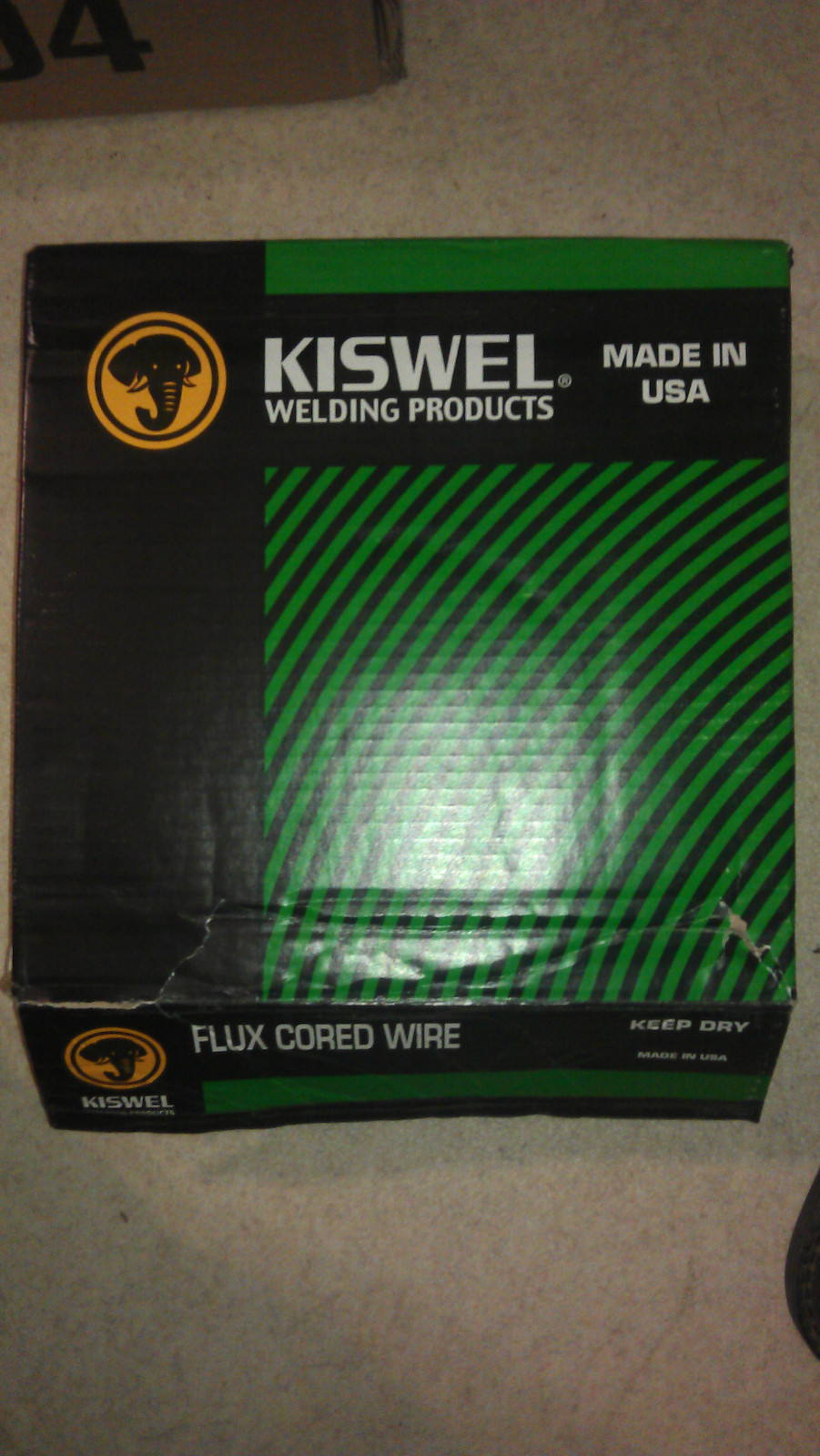 New Kiswel K-71T Flux Cored Arc Welding Wire 0.045″ (1.2mm) 33 lbs