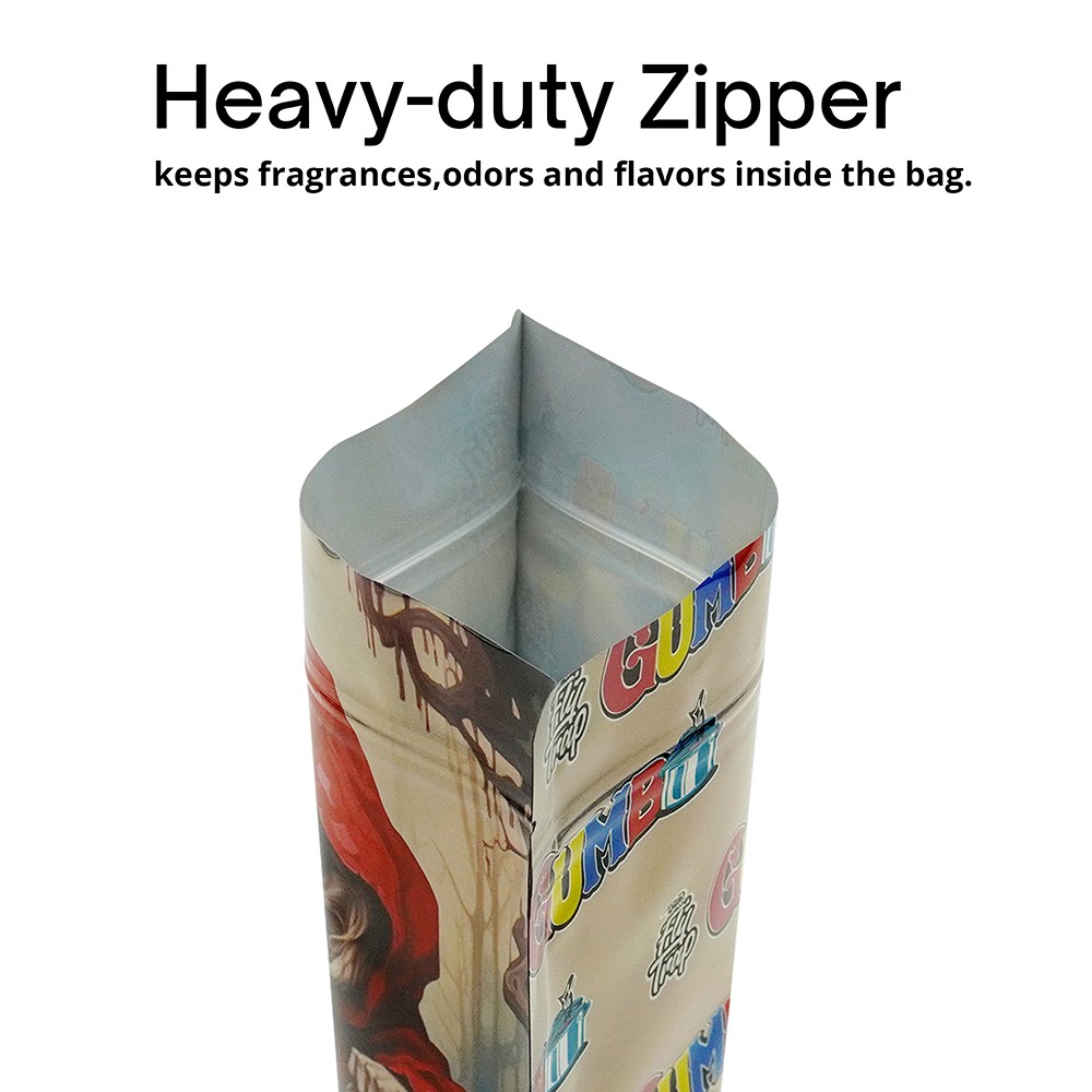 7g/28g Mylar Bag Resealable Mylar Foil Bag | Odor-Proof Storage Pouches | 100pcs