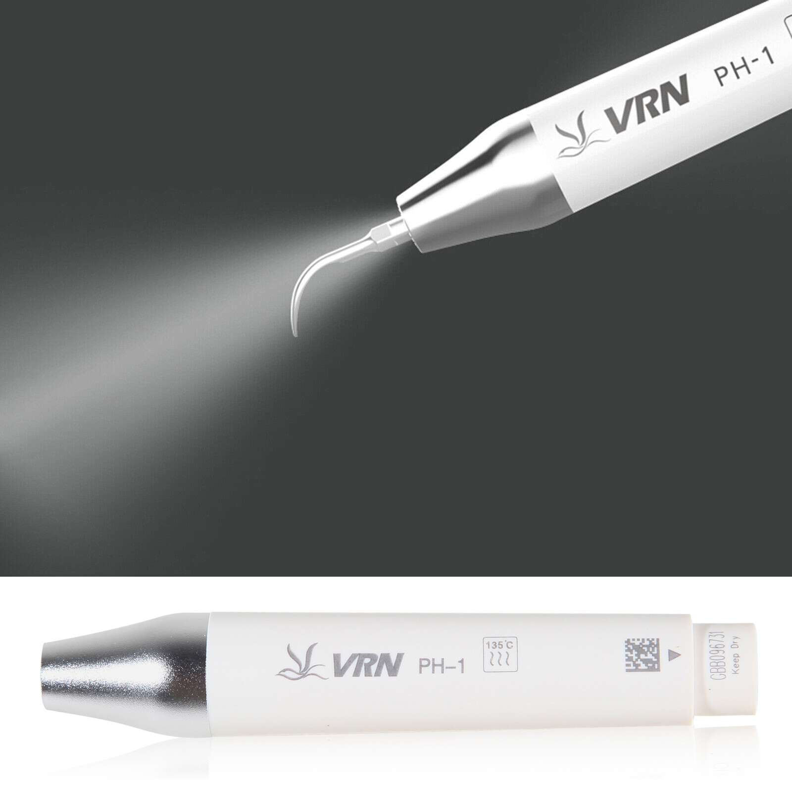 Cavitron Dental Ultrasonic Scaler +LED Light Handpiece +5*Tips fit EMS VRN-08DL