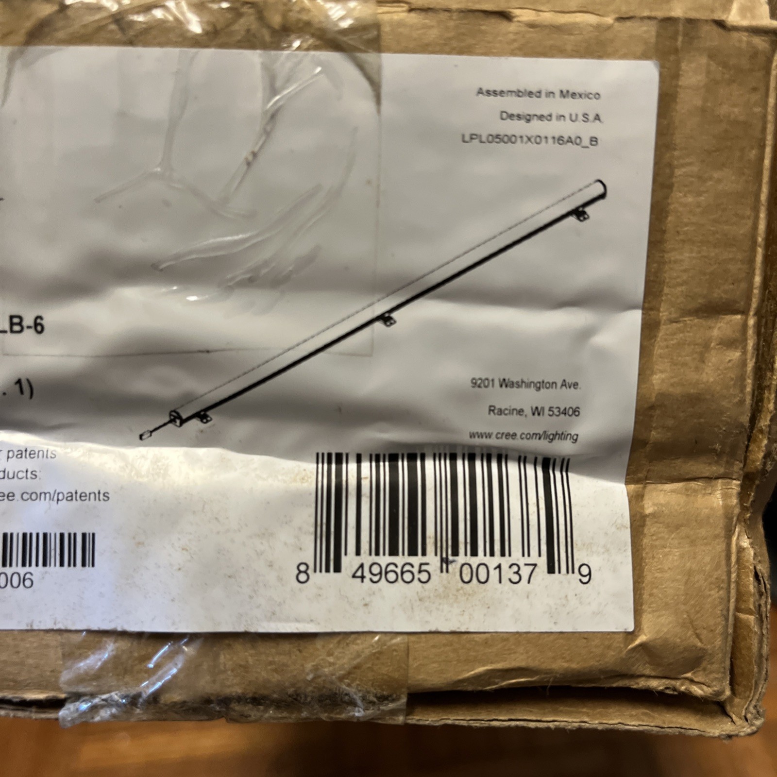 CREE UR-24-40K-FD-LB-6 UR LED LIGHTBAR, 24 IN, 4000K, 6-PACK – New In Box