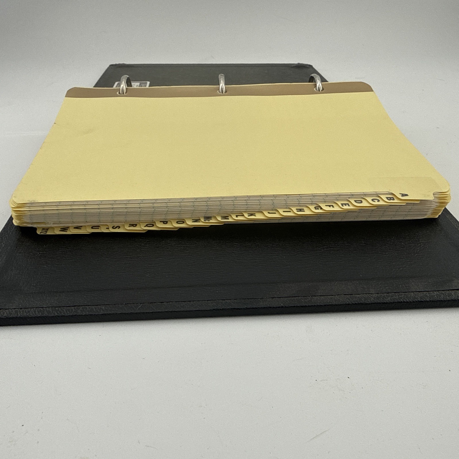 Vtg 3 Ring Loose Leaf Binder Stationary Aico Hard Cover Ledger Book NOS