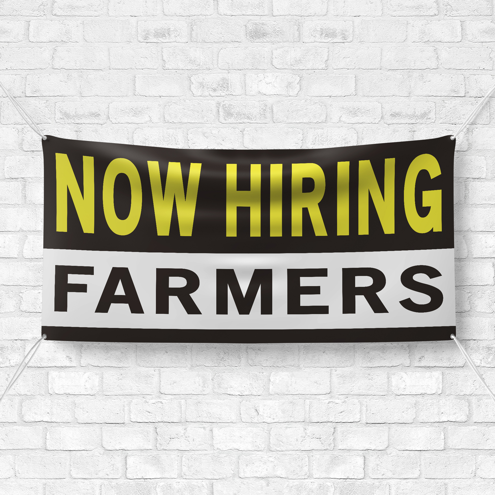 Now Hiring Farmers 13 oz Heavy Duty Vinyl Banner Farm Worker Jobs Available Sign