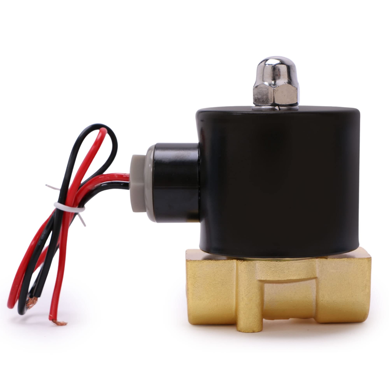 U.S. Solid Zinc-Alloy Solenoid Valve 3/8″ Electric Water Valve DC 12V NBR Seal