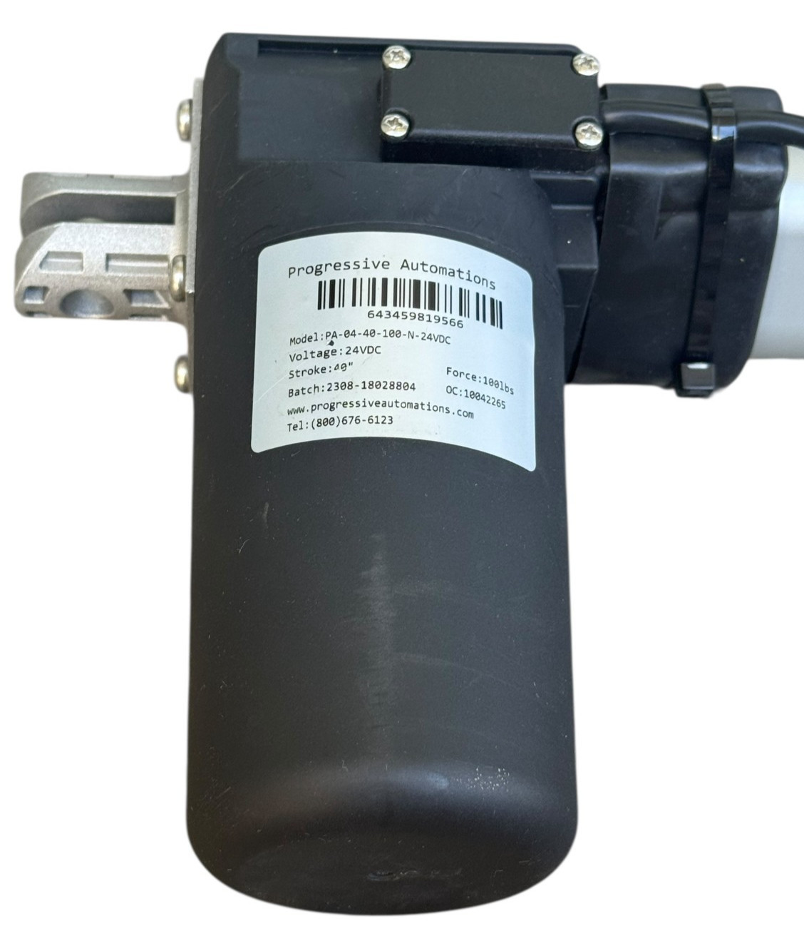 Progressive Automations PA-04-40-100-N 24VDC Linear Actuator 40″ Stroke