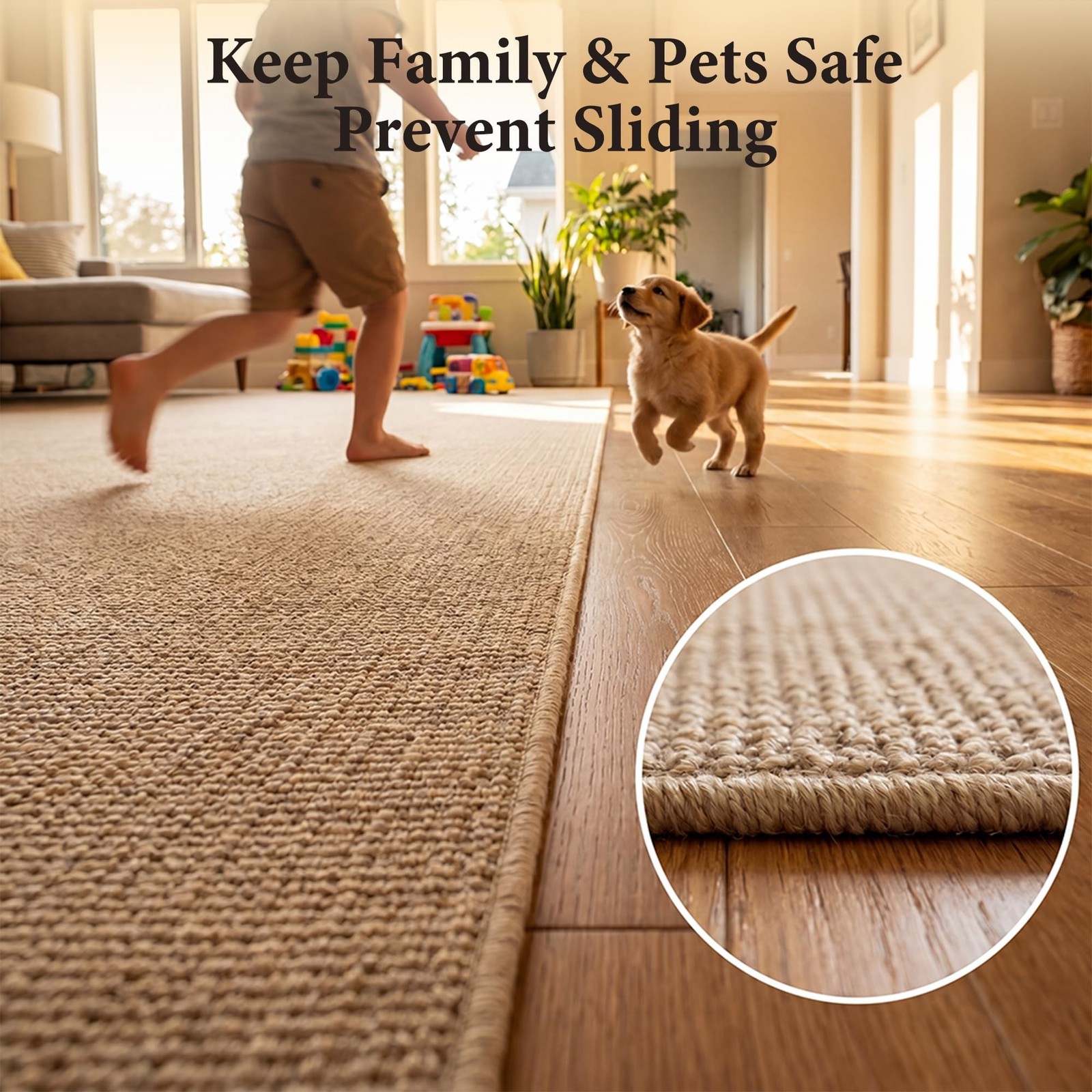16 Pcs Rug Tape,Anti Slip Rug Pads Grippers for Hardwood Floors and Tiles,No …