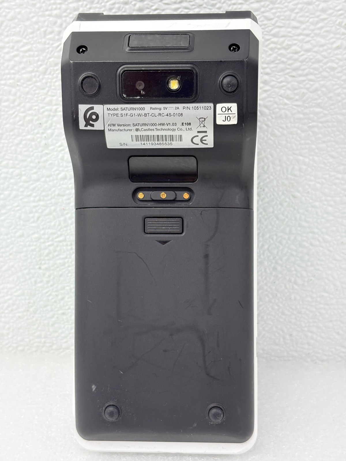 Pre Owned | Castle Technology Saturn1000 Android Wireless POS Terminal Only