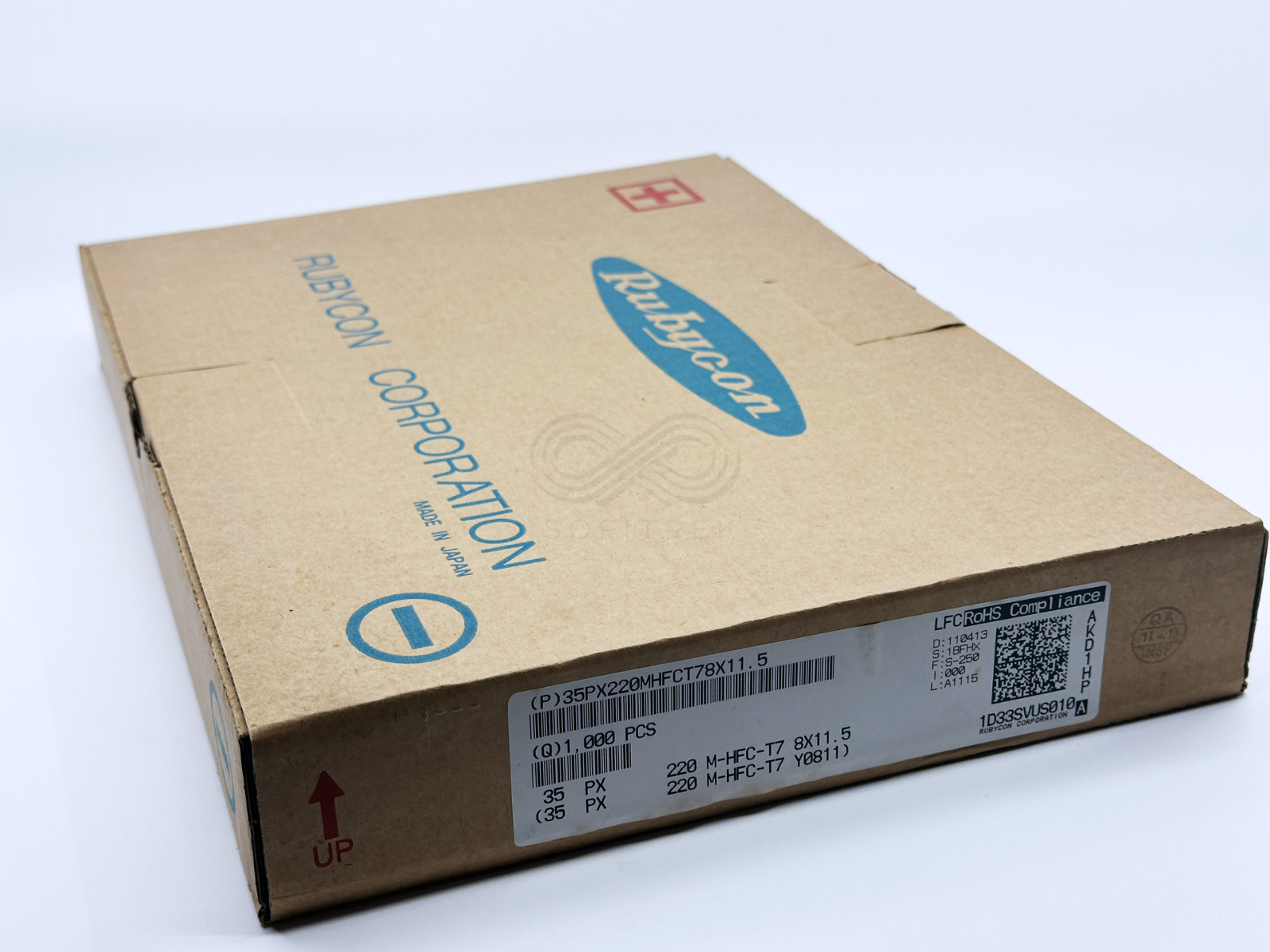 Box of 1000PCS Rubycon PX 220uF 35V 8×11.5mm Aluminum Electrolytic Capacitor