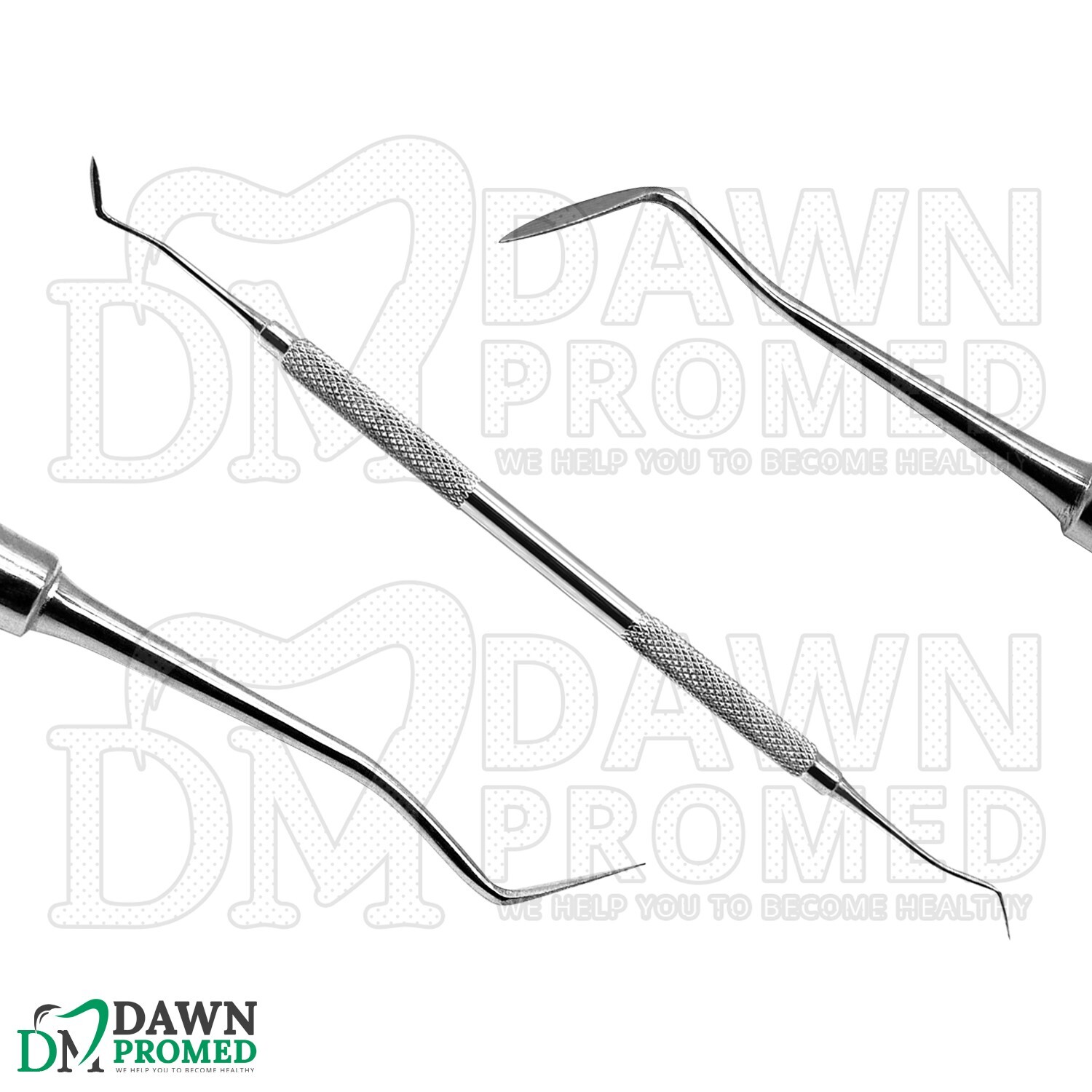 4 Pcs Dental Teeth Cleaning Kit Dentist Scraper Pick Tool Plaque Remover Set