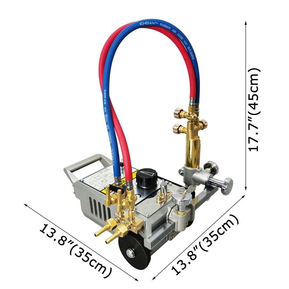 Torch Track Burner Gas Cutting Machine 110V Steel Cutter Welder Beveller