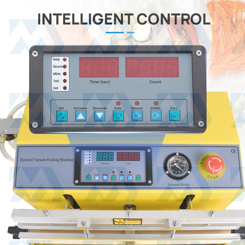 Automatic External Packing Food Industrial Vacuum Inflatable Sealer Machine