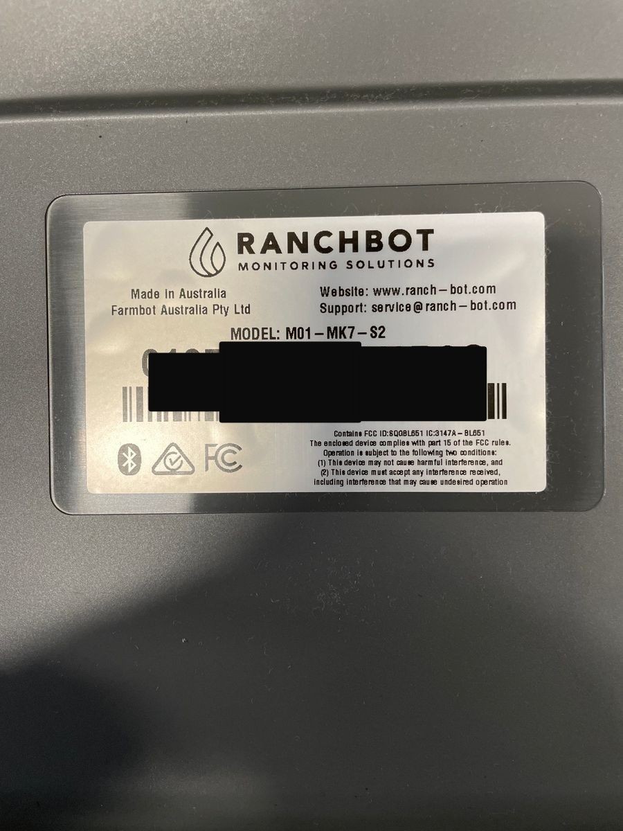 RANCHBOT Duplex Monitor with Machine Control Remote Switch M01-MK7-S2