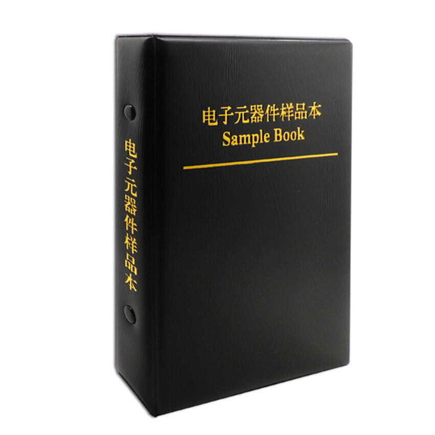 0201/0402/0603/0805/1206 SMD/SMT Resistors/Capacitors Samples Book Assorted Kit