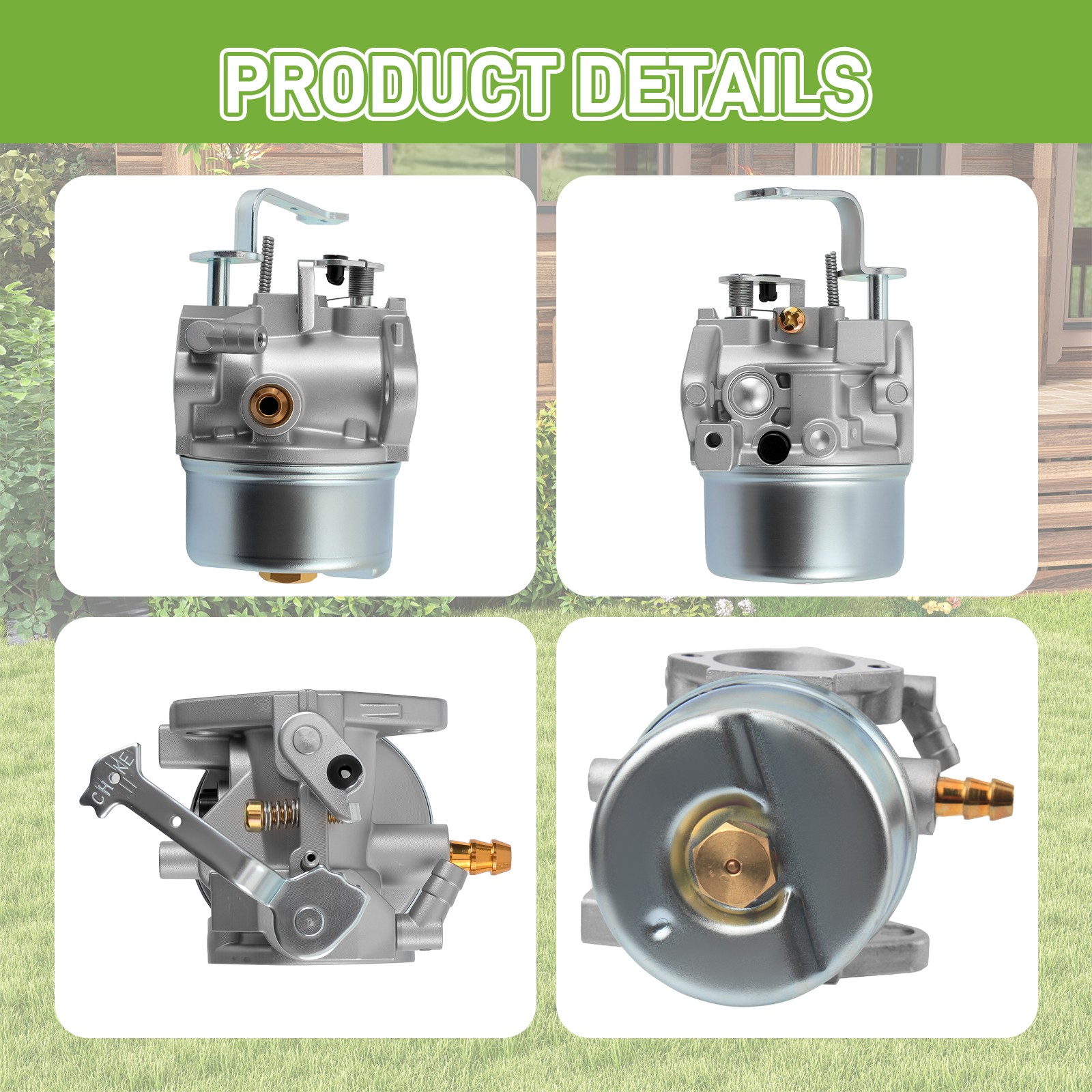 For Generator PM0525202 Carburetor Coleman Maxa 5000 ER Tecumseh Powermate