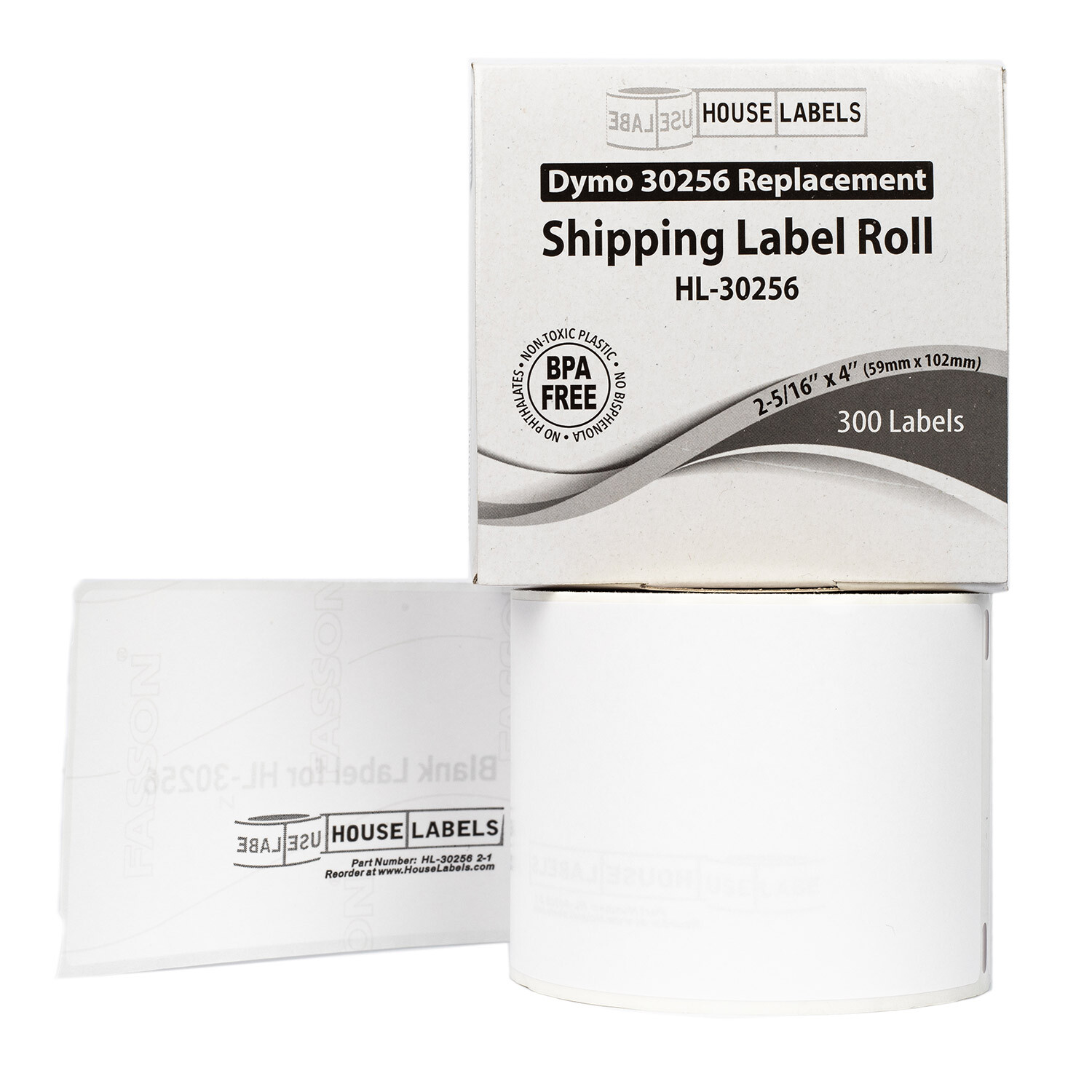 DYMO LW 30256 Compatible LARGE Direct Thermal Address Labels – (50) Rolls of 300