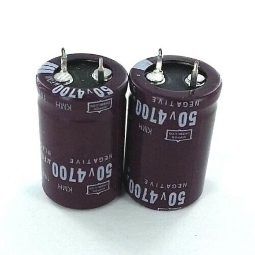 4700uF 50V Electrolytic Capacitors 50V 4700uF Volume 22×35 mm 2x and 5x Quantity