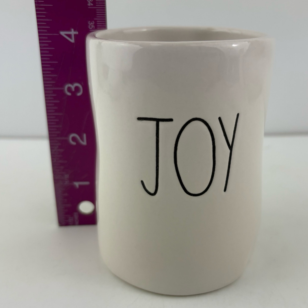 Rae Dunn by Magenta JOY Pencil Holder Farmhouse Rustic Cottage Artisan Collect.