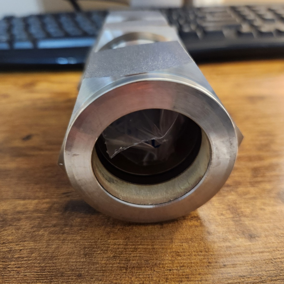 Swagelok Tube Fitting, Bulkhead Union, 1 1/2 in. Tube OD Part #: SS-2400-61