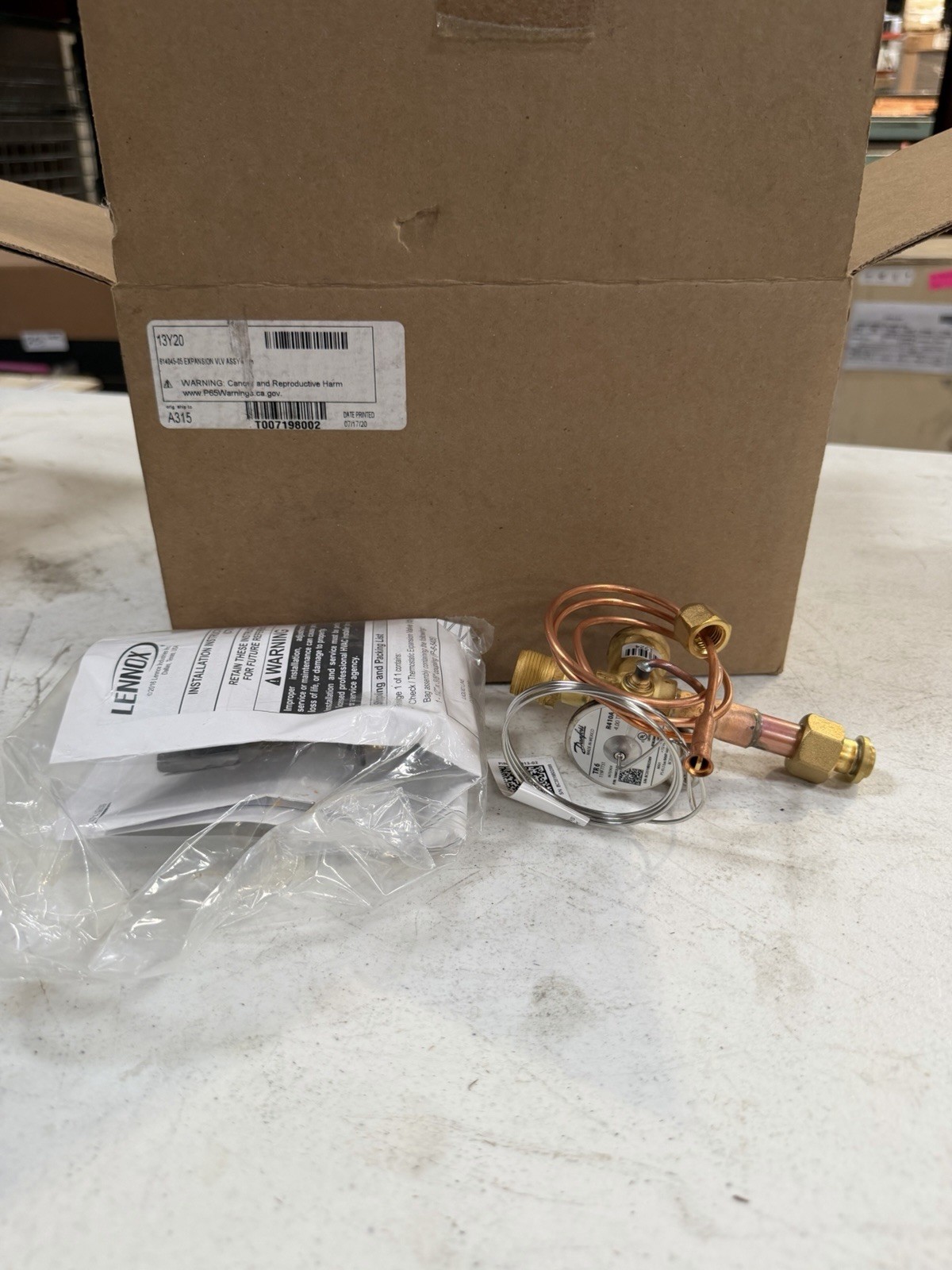 R410A TXV Valve (4 Ton), 13Y20