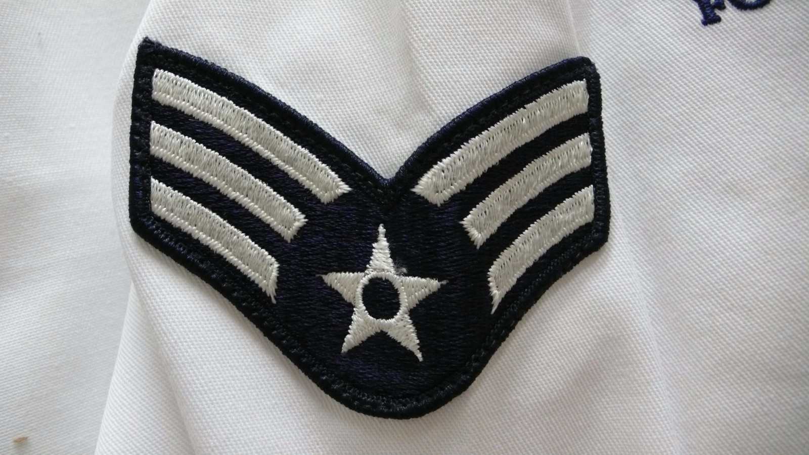 US AIR FORCE JACKET CHEF COAT SENIOR AIRMAN FOOD SERVICE