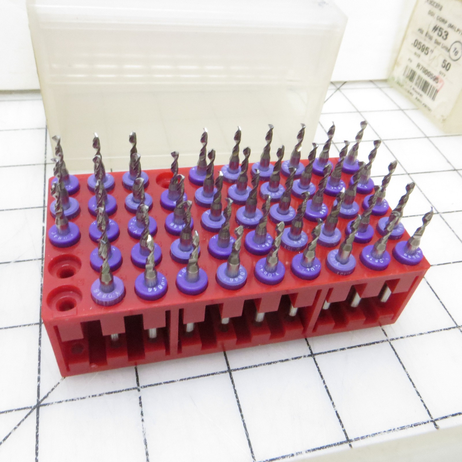 1/8″ Shank Precision PCB CNC Drill / Router Bits Mixed Lot of 560 Thicker Gauges