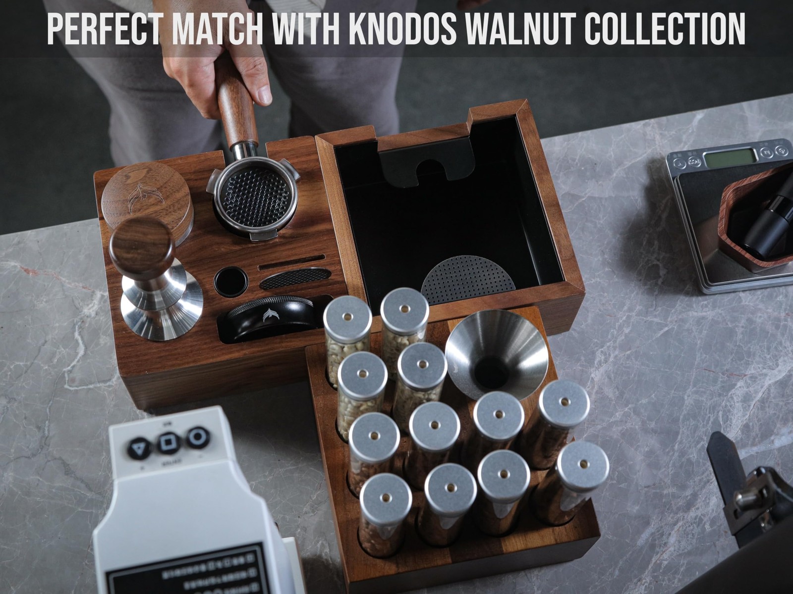 Knodos Single Dose Coffee Bean Storage Tubes Espresso Bean Cellar 12Pcs One-Way