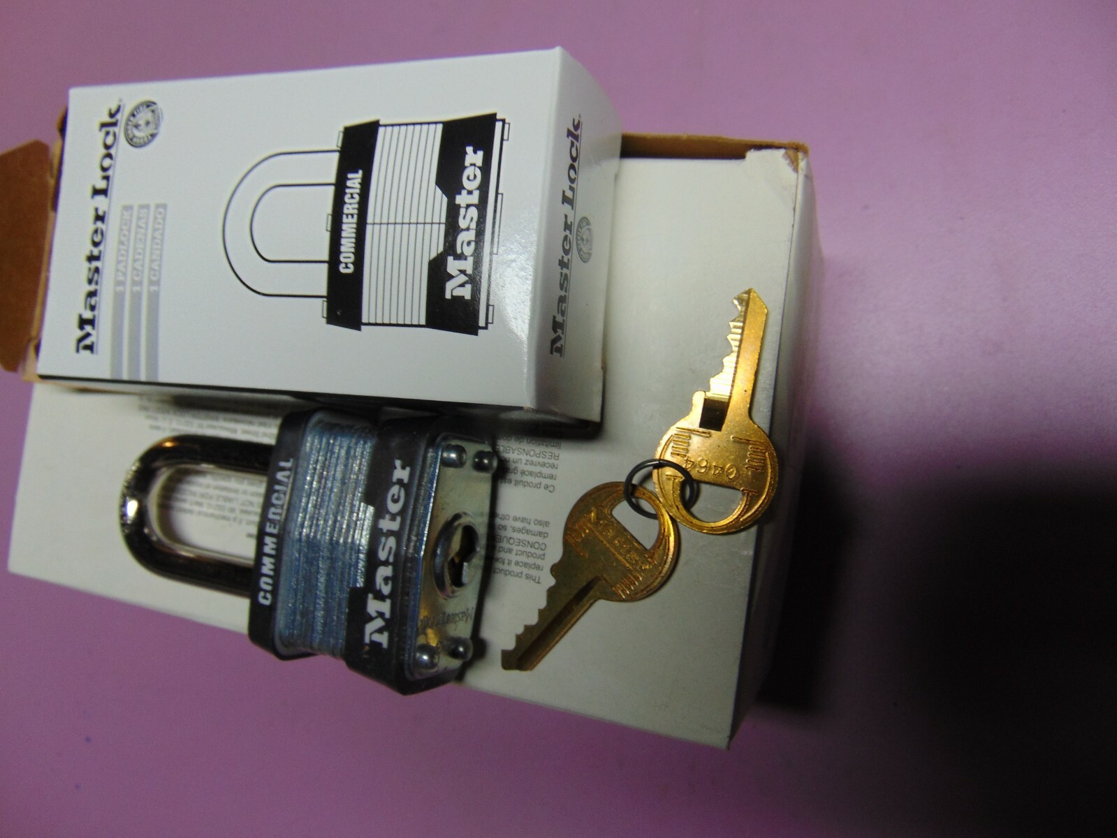 6 NEW MASTER 3KALF KEYED TO 0464 PADLOCK LOCKSMITH