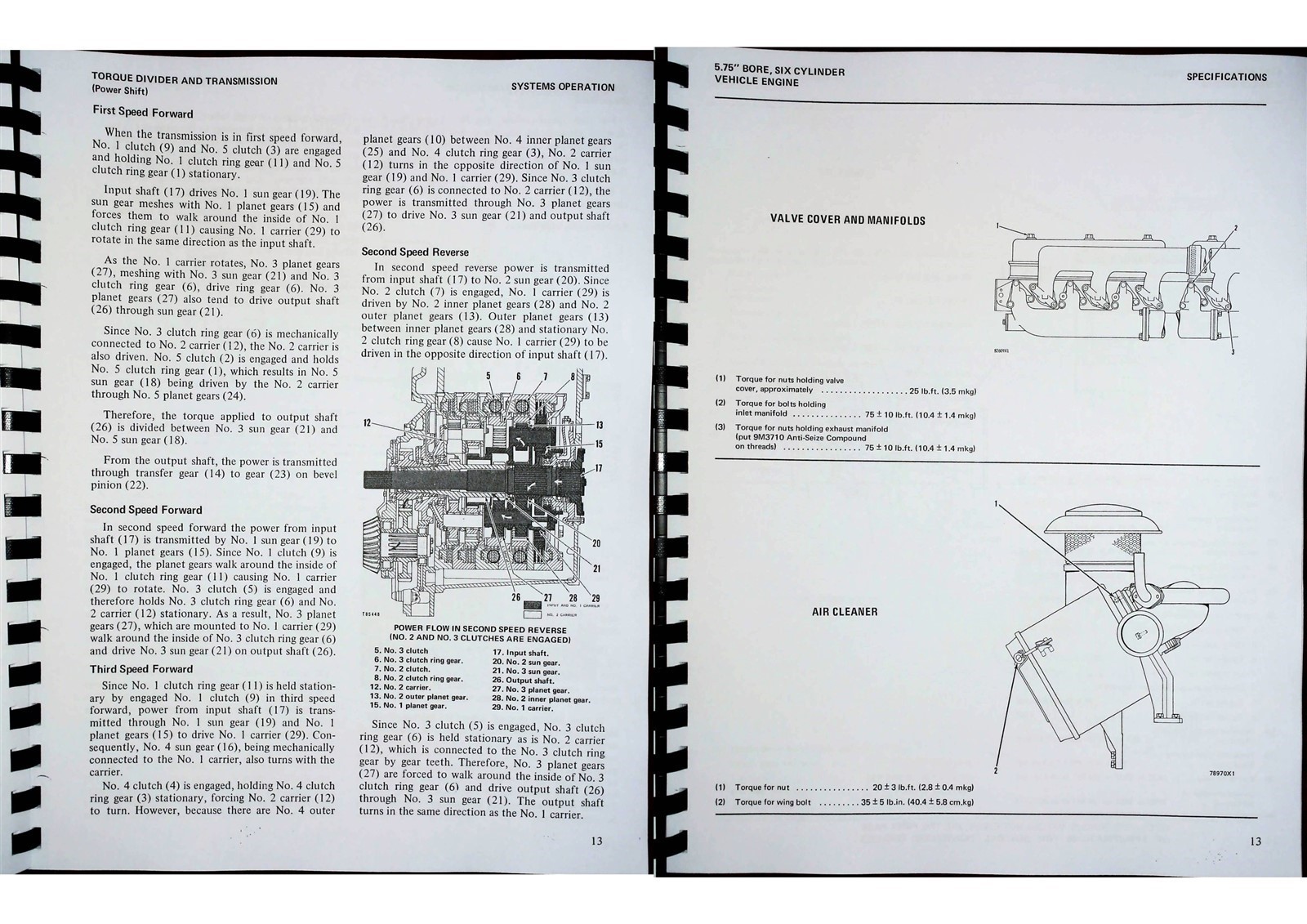 Caterpillar D8 D8H Crawler Service Repair Manual S/N Breaks Apply