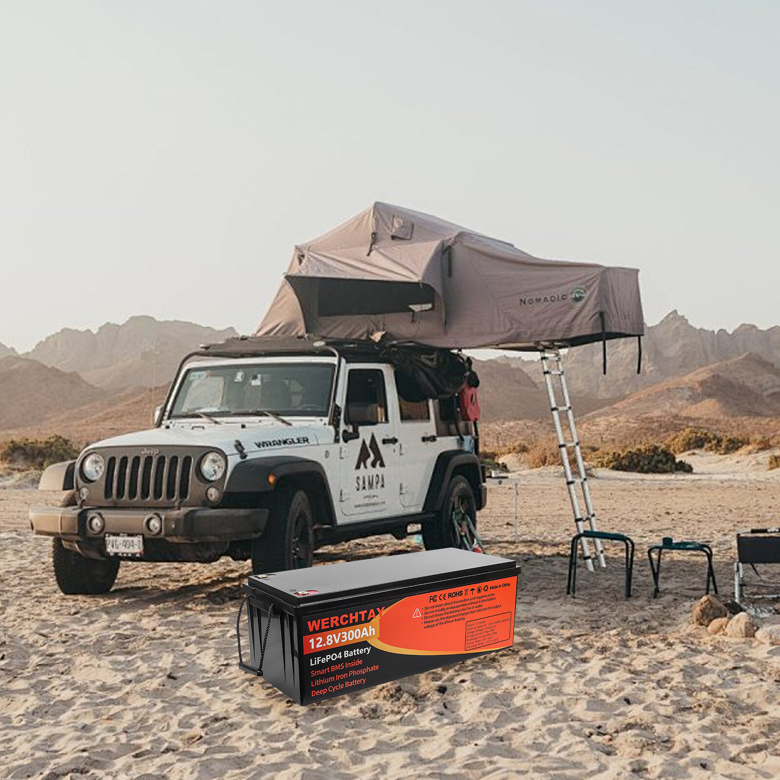 12V 300AH LiFePO4 Lithium Battery 15000+Cycles 200A BMS Solar Off-grid RV 3.8kwh