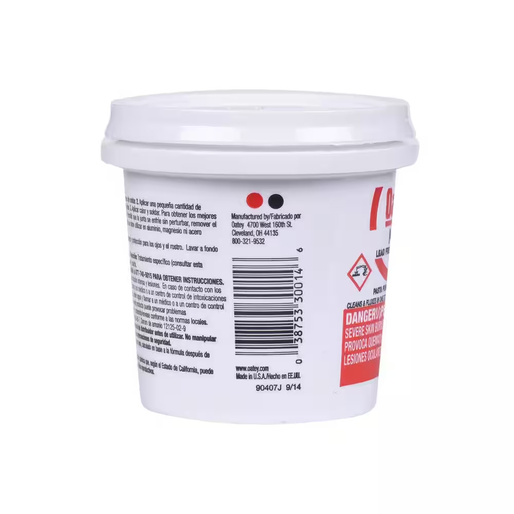 Oatey No. 5 Lead-Free Solder Flux Paste 8 oz.