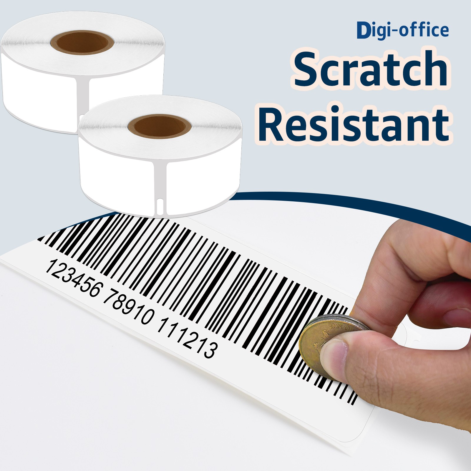 Direct Thermal Label 30252 Compatible with Rollo DYMO 4XL&Zebra Desktop Printer