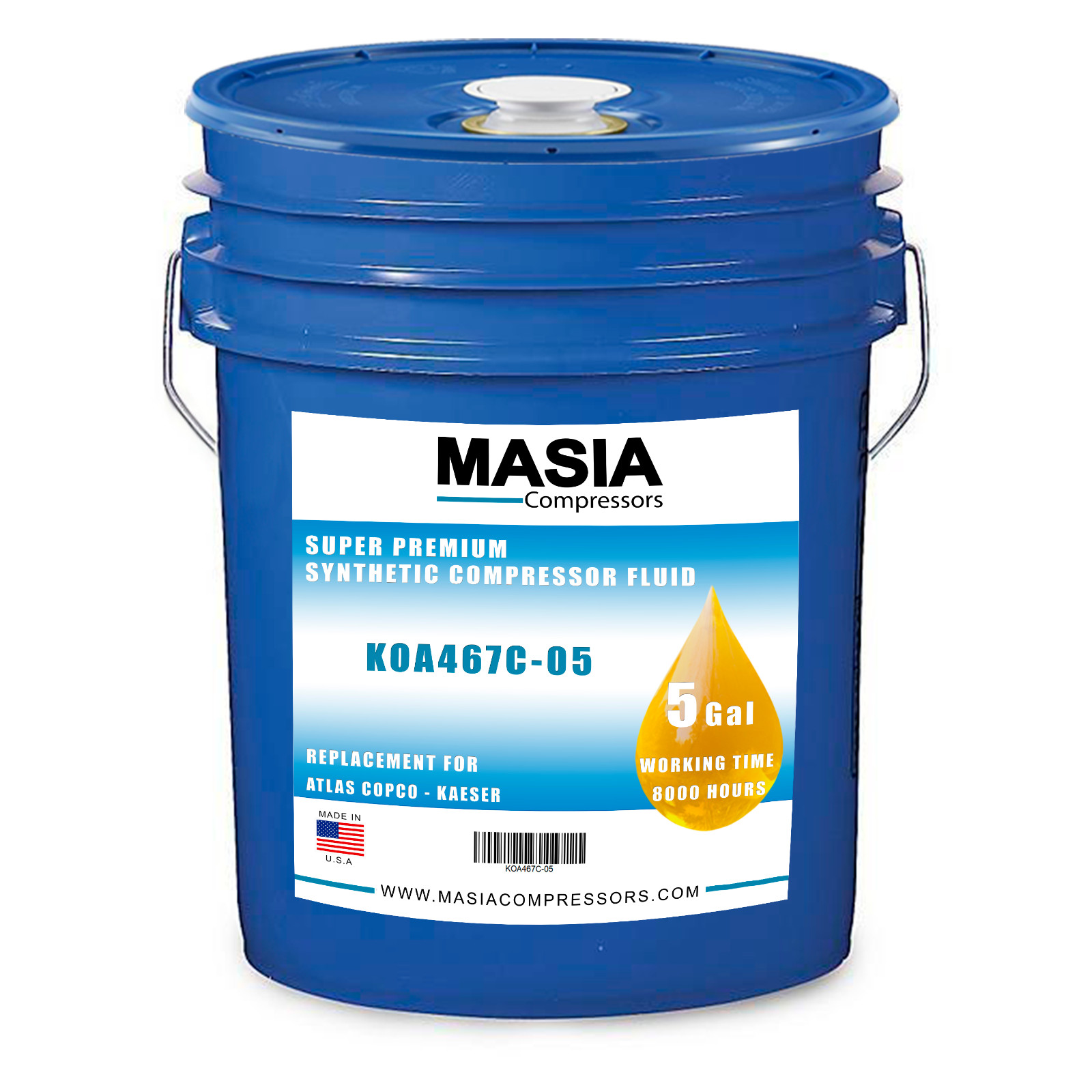 OIL003 Lubricant for Compressor Compatible with Eaton Compressor – 5 gal