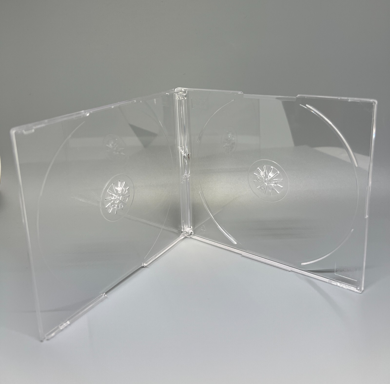 50 PCS NEW 5.2MM ULTRA SLIM DOUBLE (2) JEWEL CD CASES, CLEAR,BL115,FREE SHIPPING
