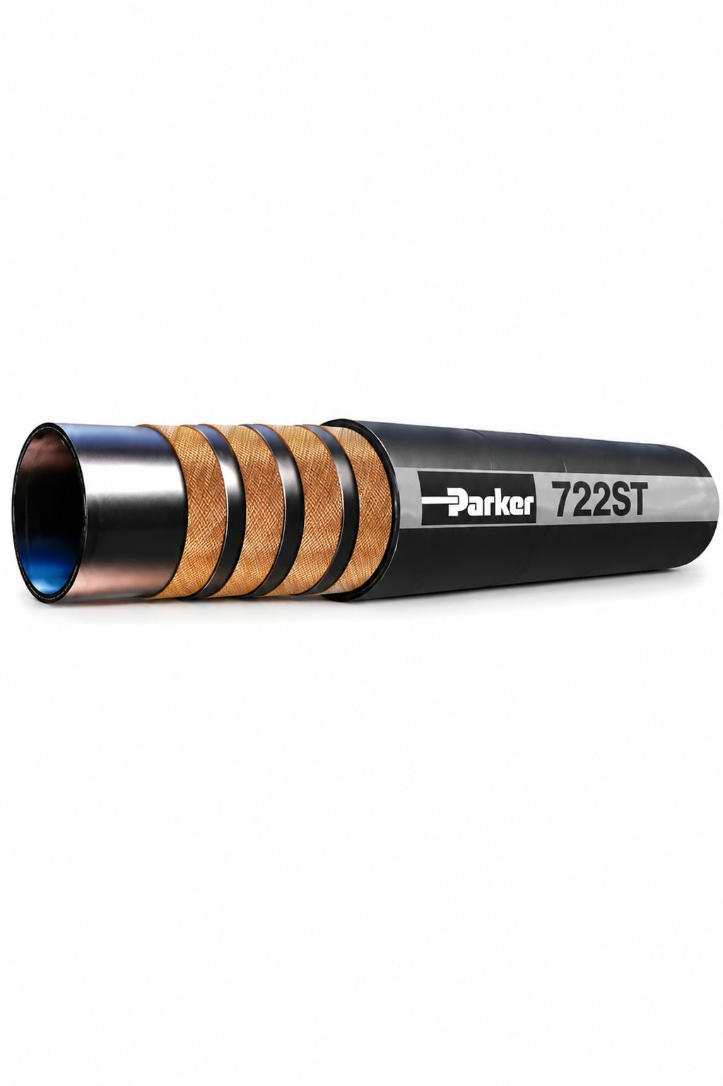 Parker 722Tc-12 Hydraulic Hose, 3/4″ I.D, 50 Ft. Length