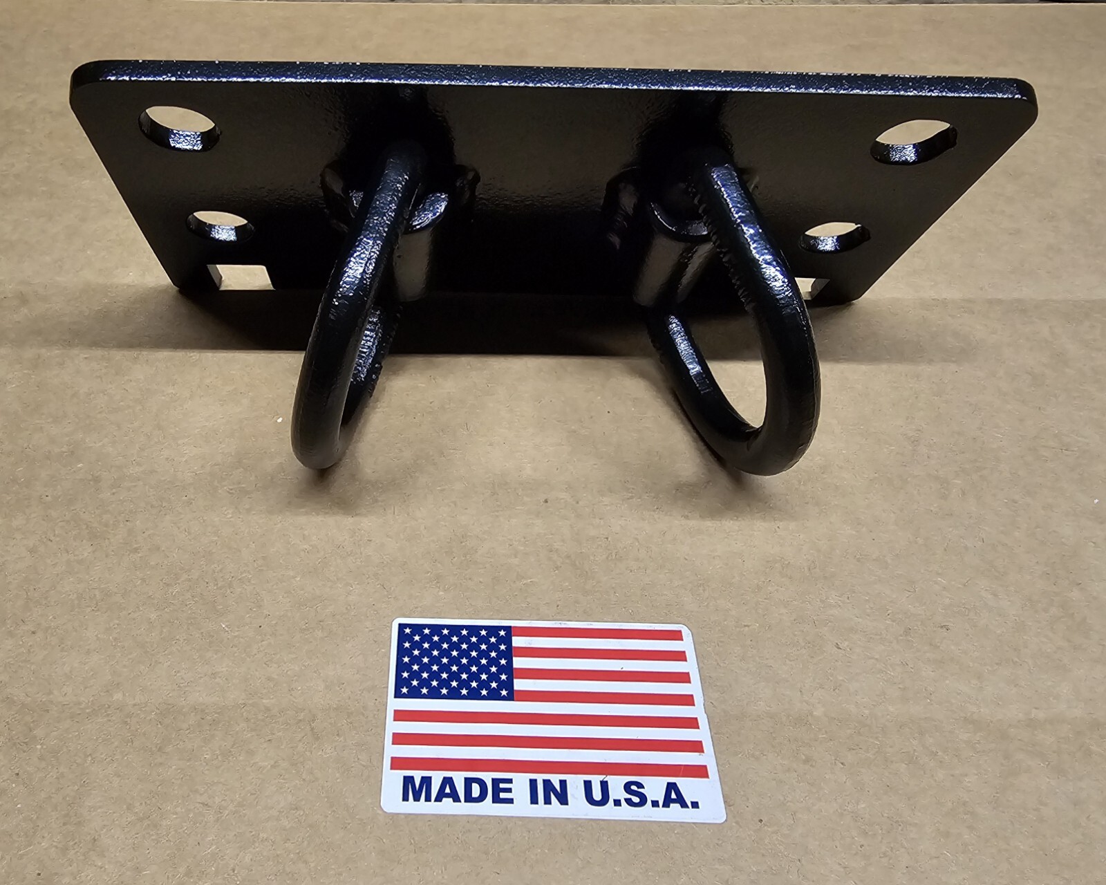 Kioti Bobcat Tractor Front Bumper Hitch D Ring bracket Tie Down hooks USA MADE!!