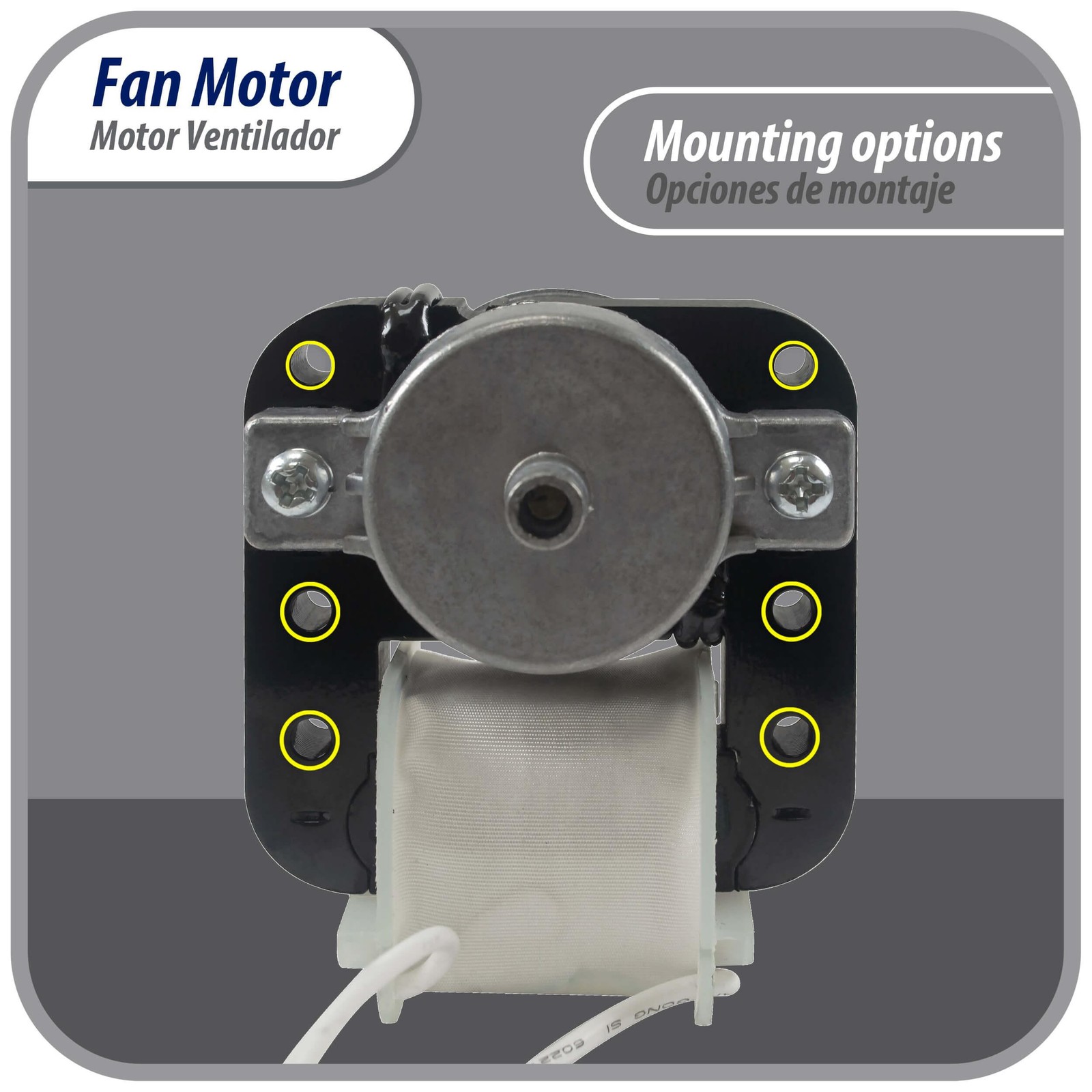 Appli Parts Evaporator Fan Motor replacement for original part numbers DAI6122 a