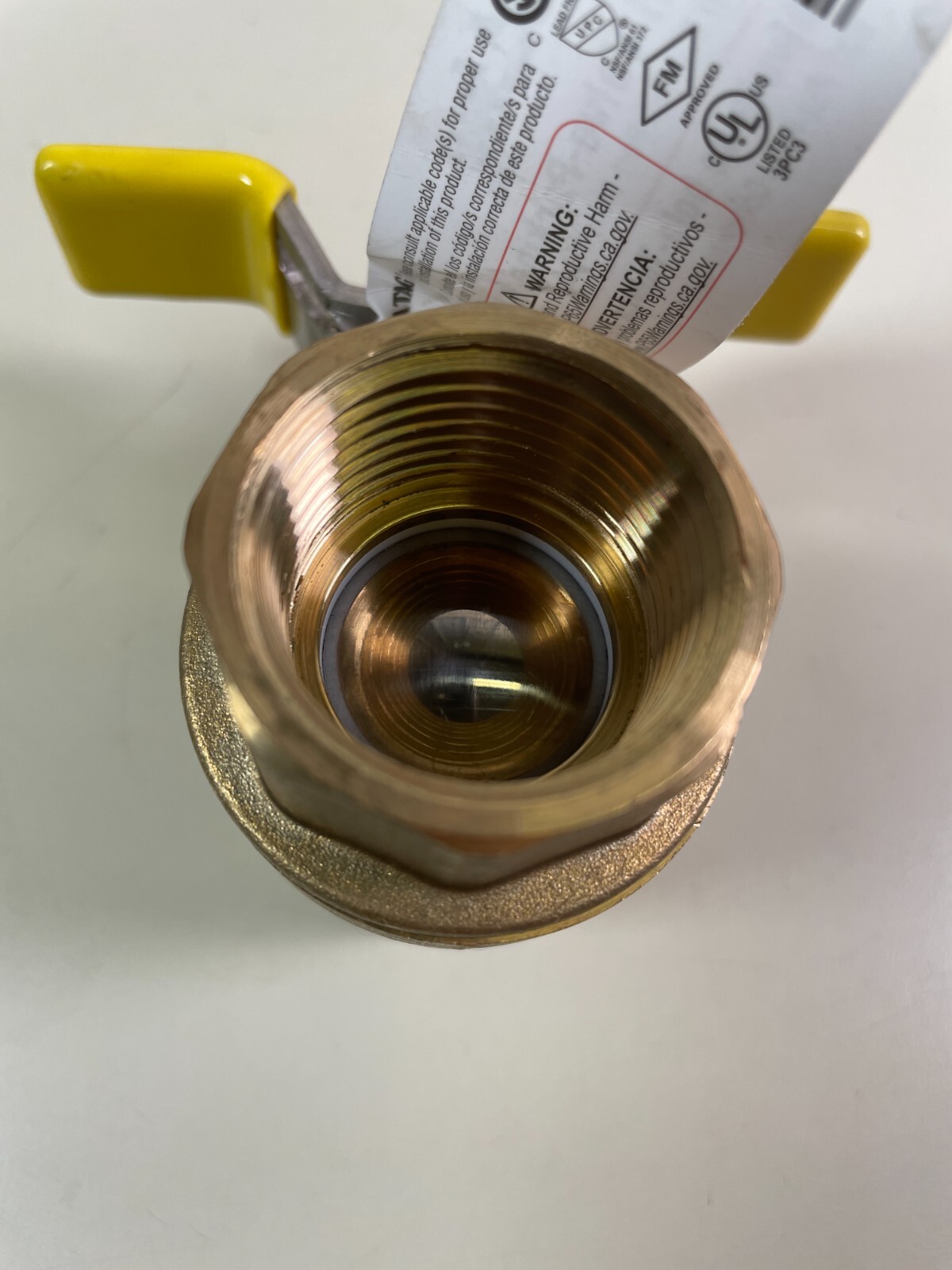 ProLine 1″ Brass Ball Valve 600PSI Full Port T Handle Valve 107-825TNL