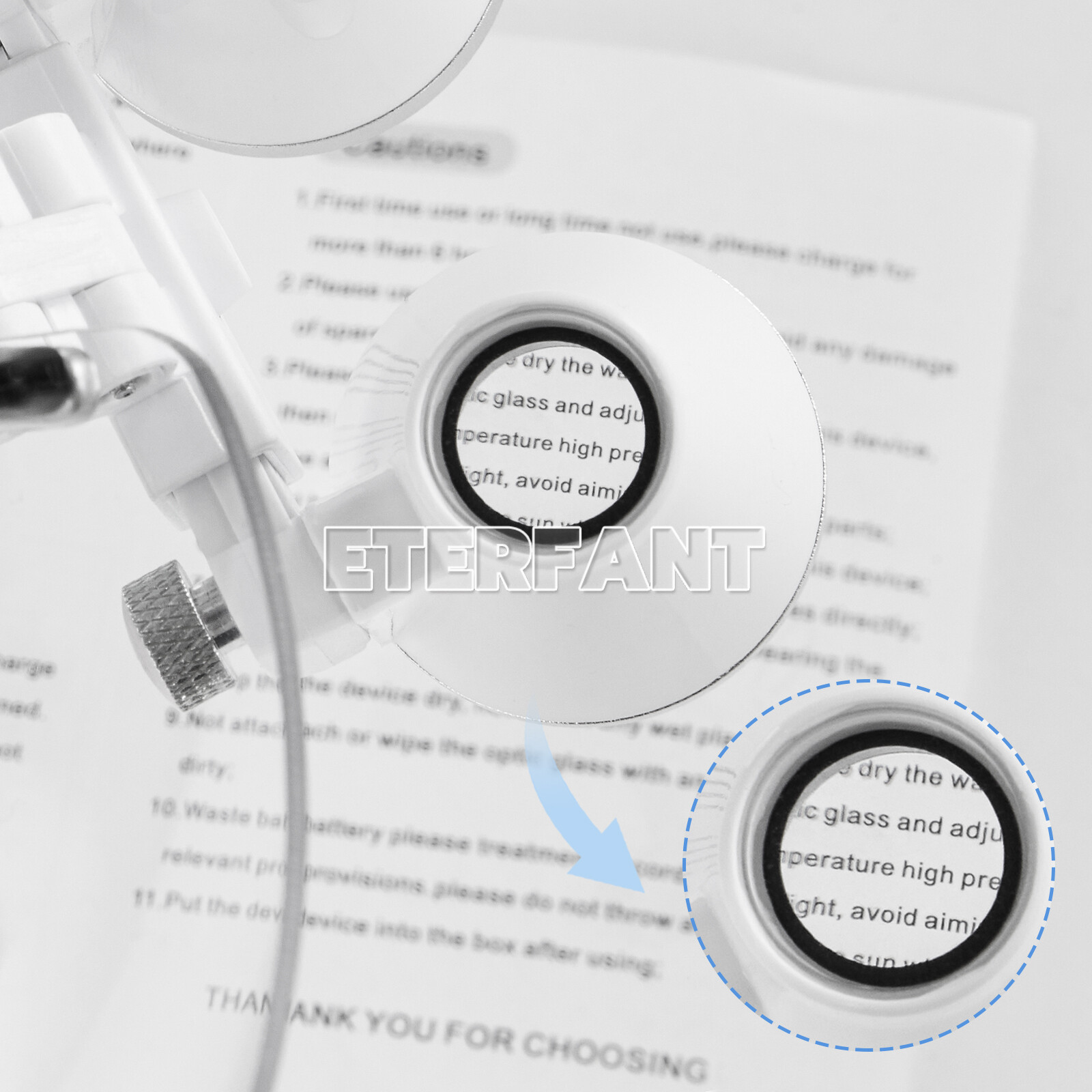 ETERFANT 3.5X Dental Surgical Binocular Loupes Glasses Optical Lens Magnifier