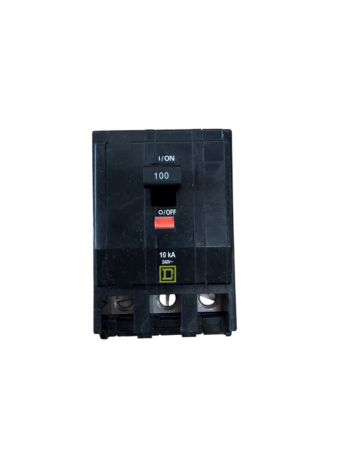 Square D QO3100 100 Amp 3-Pole Circuit Breaker QO 100A 240V 3-Phase