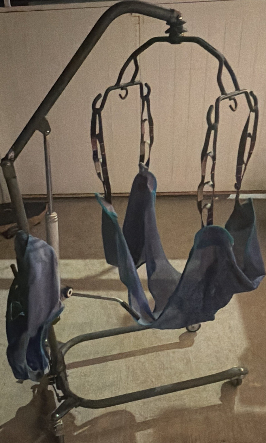 Medline MDS400ELB Electric Patient Lift w/ 4-Point Cradle & Sling