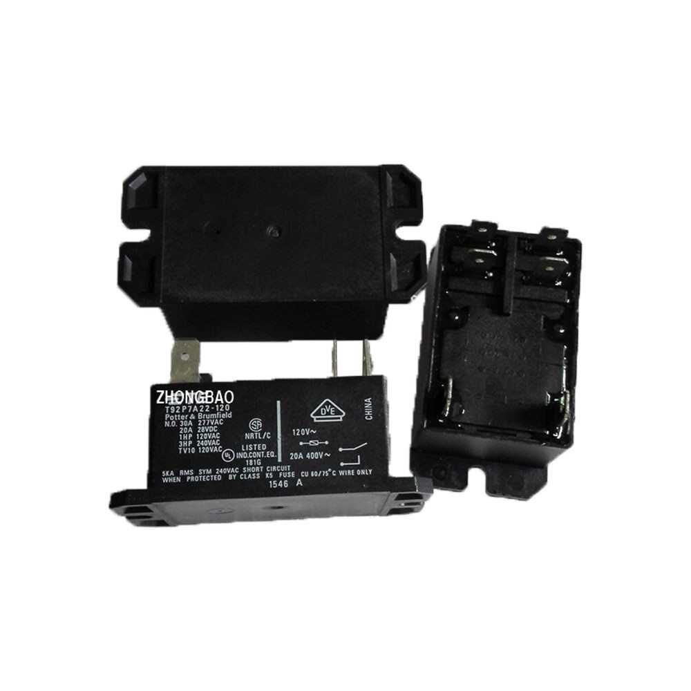 1PCS T92P7A22-120 Power Relay, DPST-NO, 120VAC, 30A
