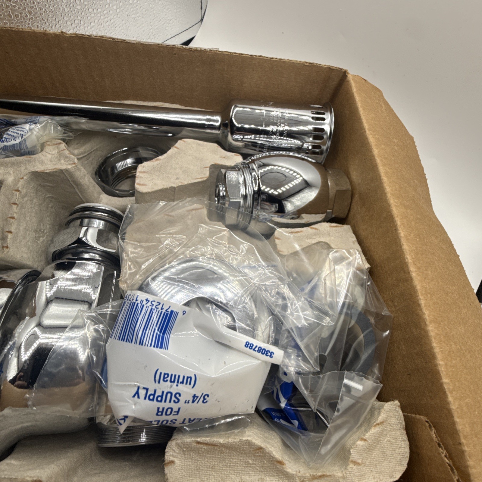 186-0.5 Sloan Royal® Exposed Manual Urinal Flushometer 0.5 GPF CHROME – 3912697