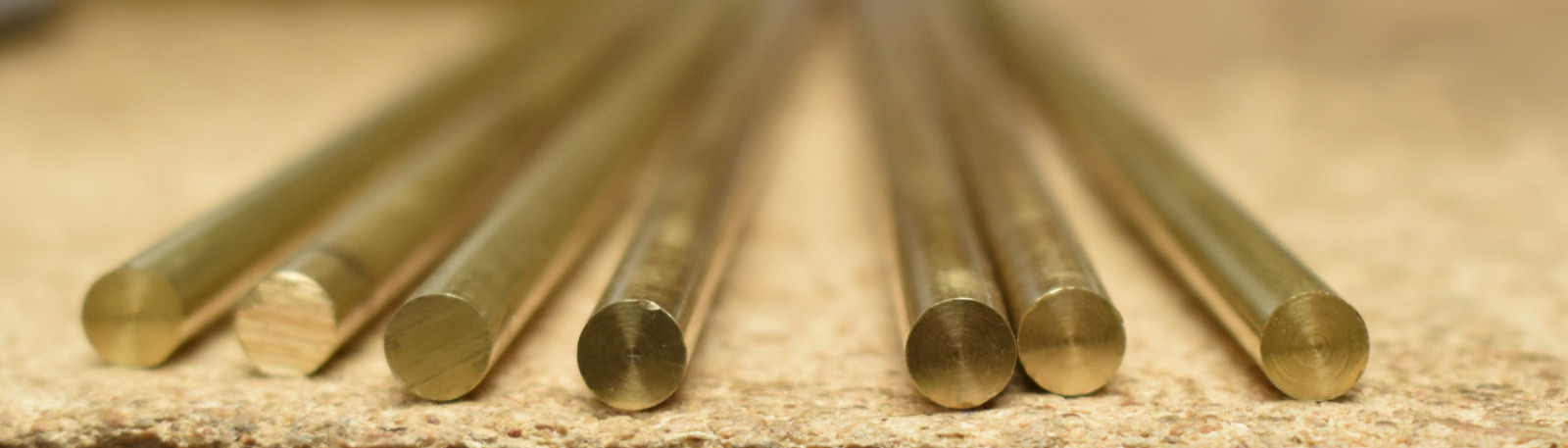 (7) pieces 360 SOLID BRASS round stock 1/4″ (0.25) 11″ RND rod – CUTOFFS